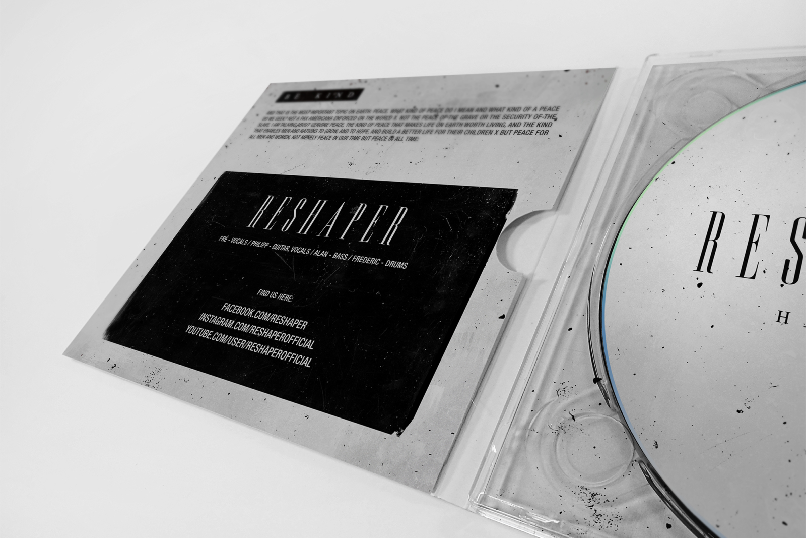 Printdesign und CD Artwork für Reshaper
