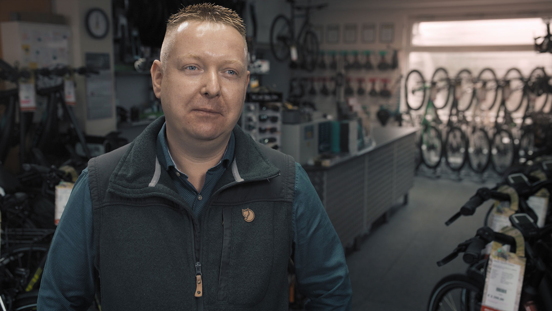 Stefan Molitor von Molitor's Bike Shop über die Werbeagentur in Wittlich an der Mosel