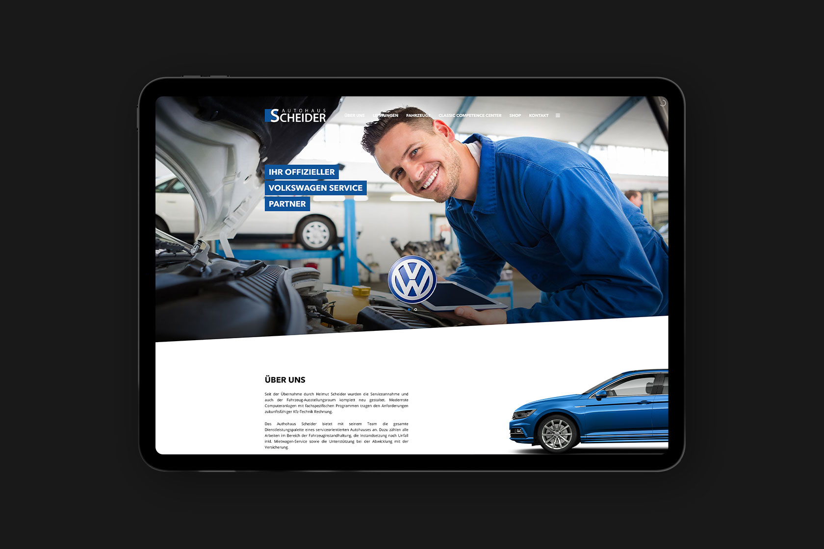 Webdesign für Autohaus Scheider aus Wittlich