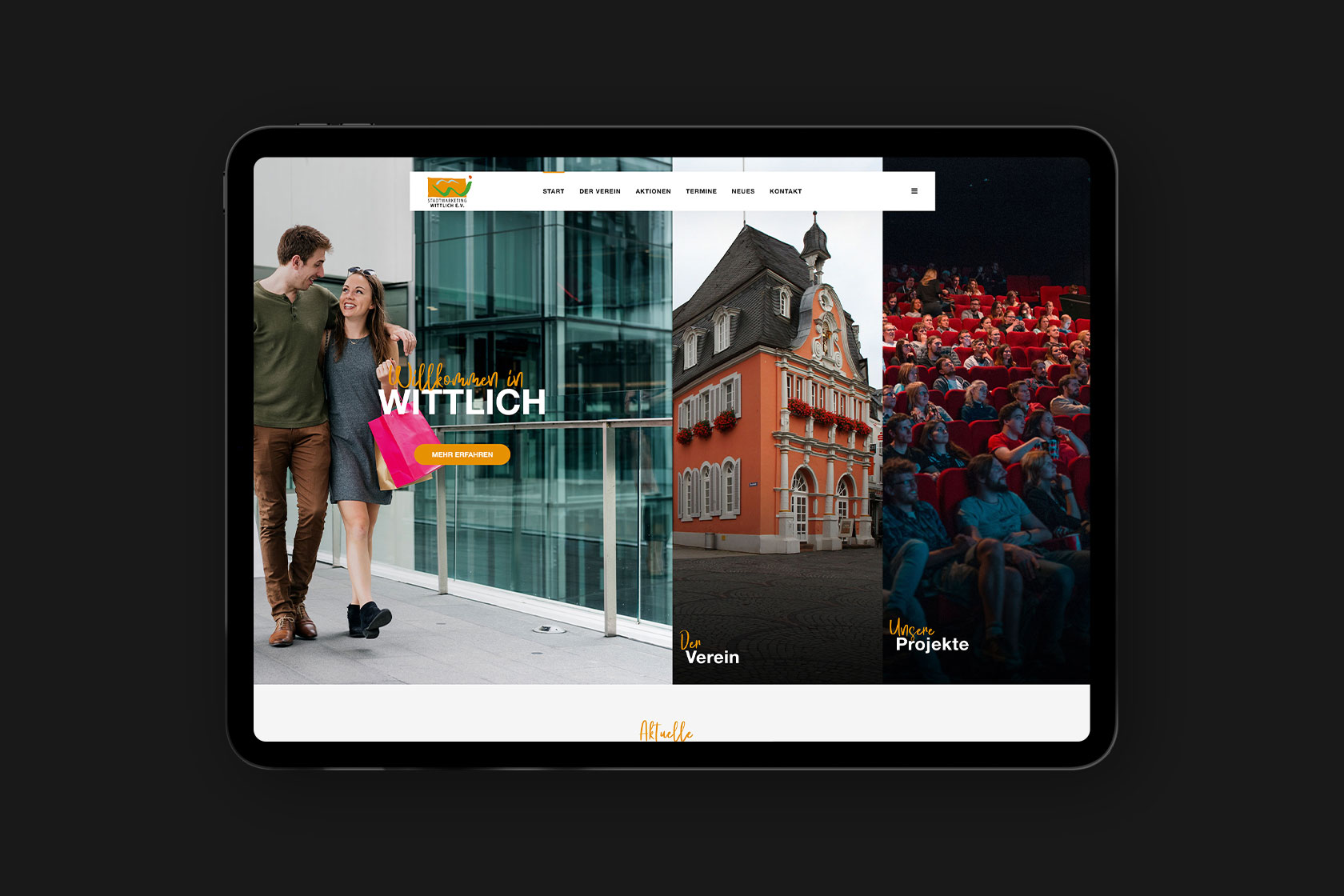 Webdesign für das Stadtmarketing Wittlich