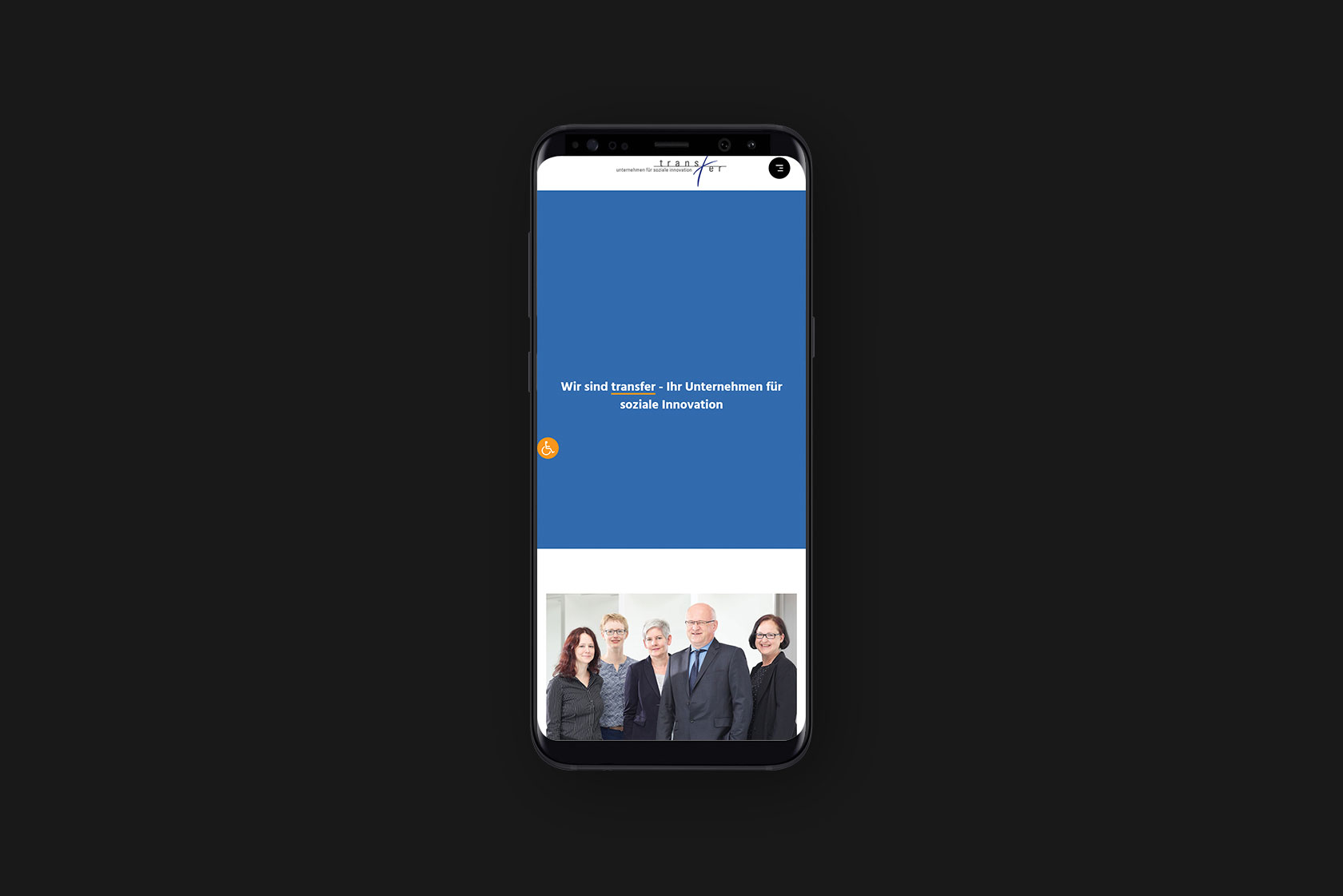 Website von Transfer aus Wittlich