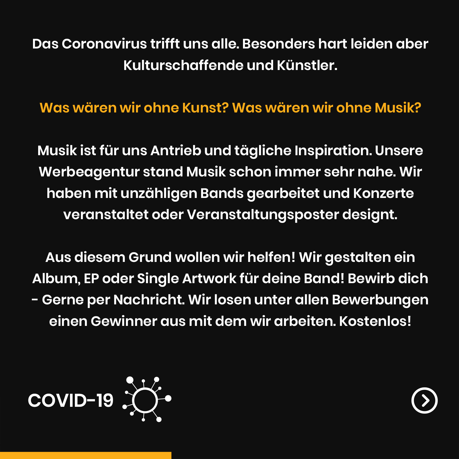 Wir möchte helfen! Unsere COVID19 Aktion