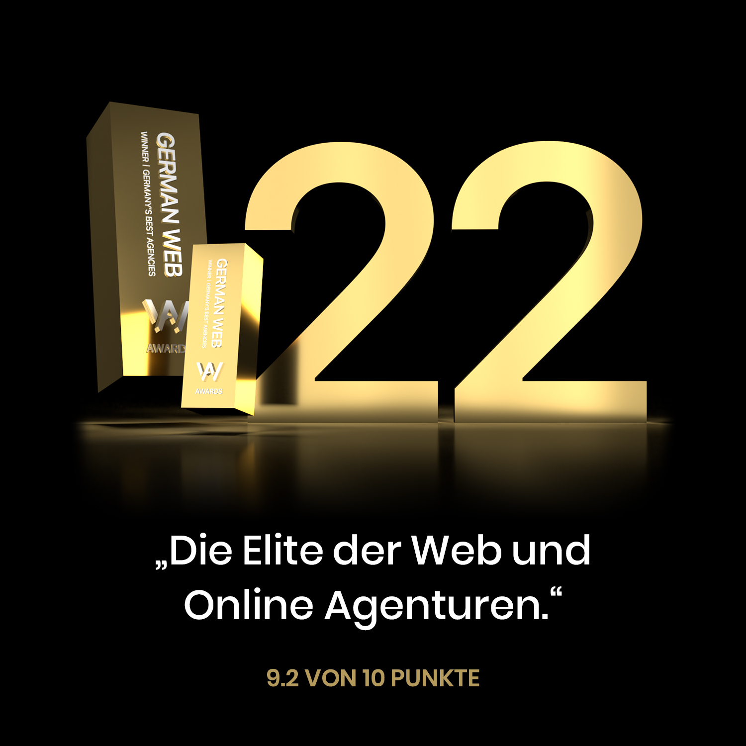 Wir haben den German Web Awards 2022 gewonnen!