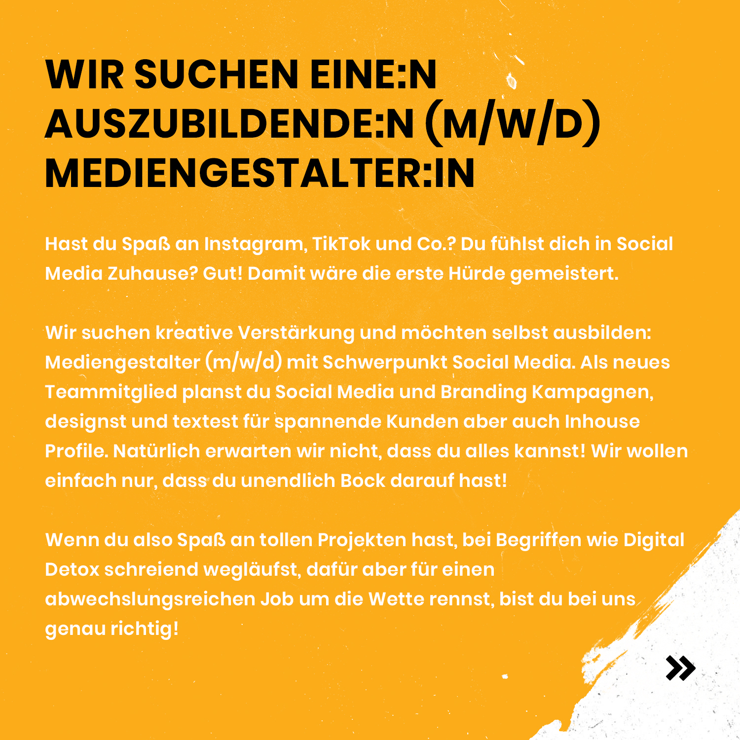 Wir suchen eine:n Auszubildende:n Mediengestalter:in (m/w/d)