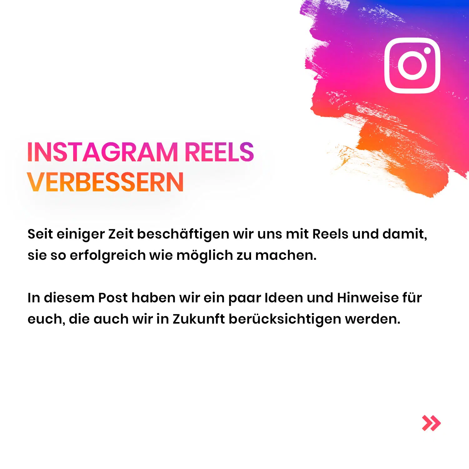 Improve Instagram Reels - new media labs