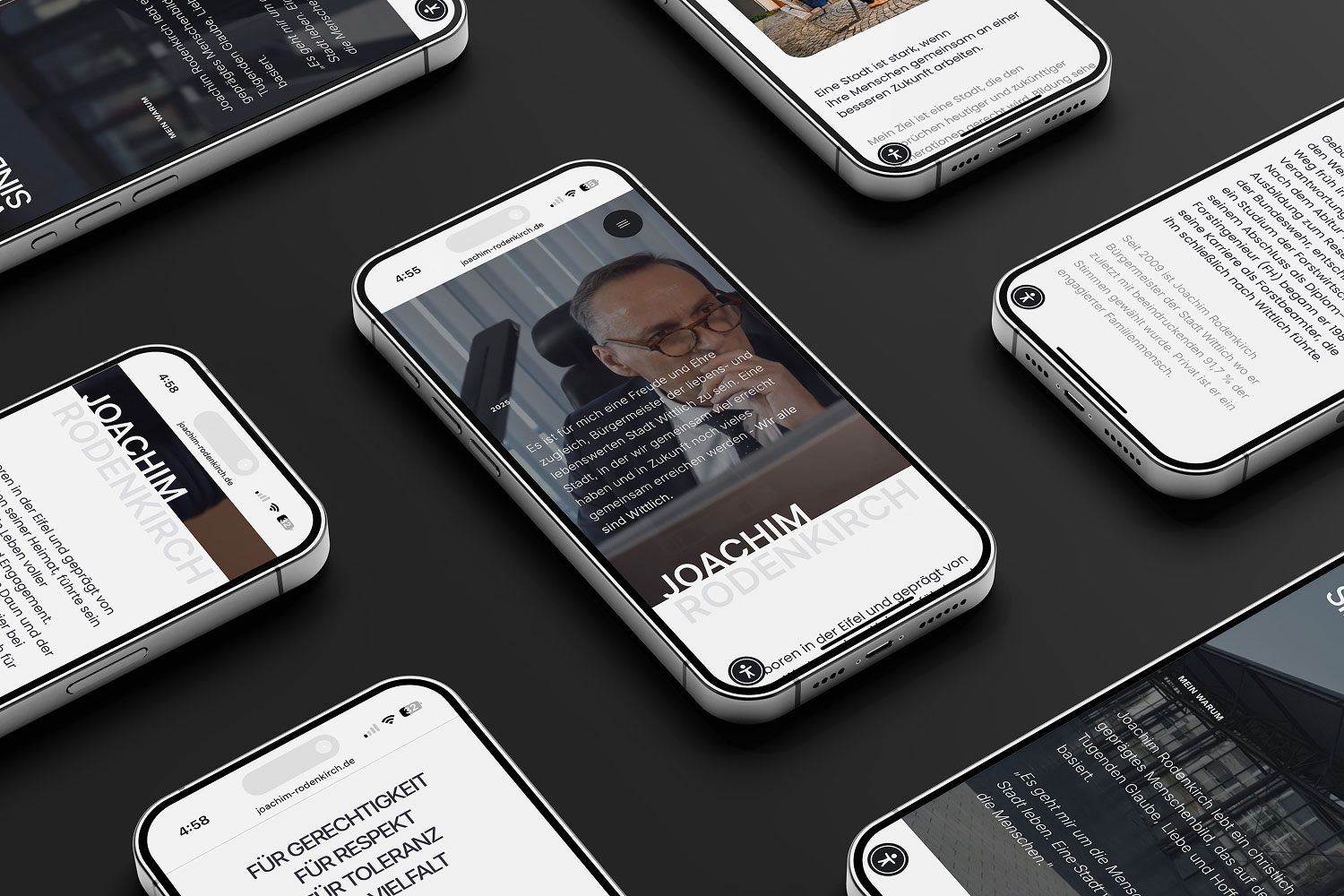 Website Design und Entwicklung für Joachim Rodenkirch in Wittlich