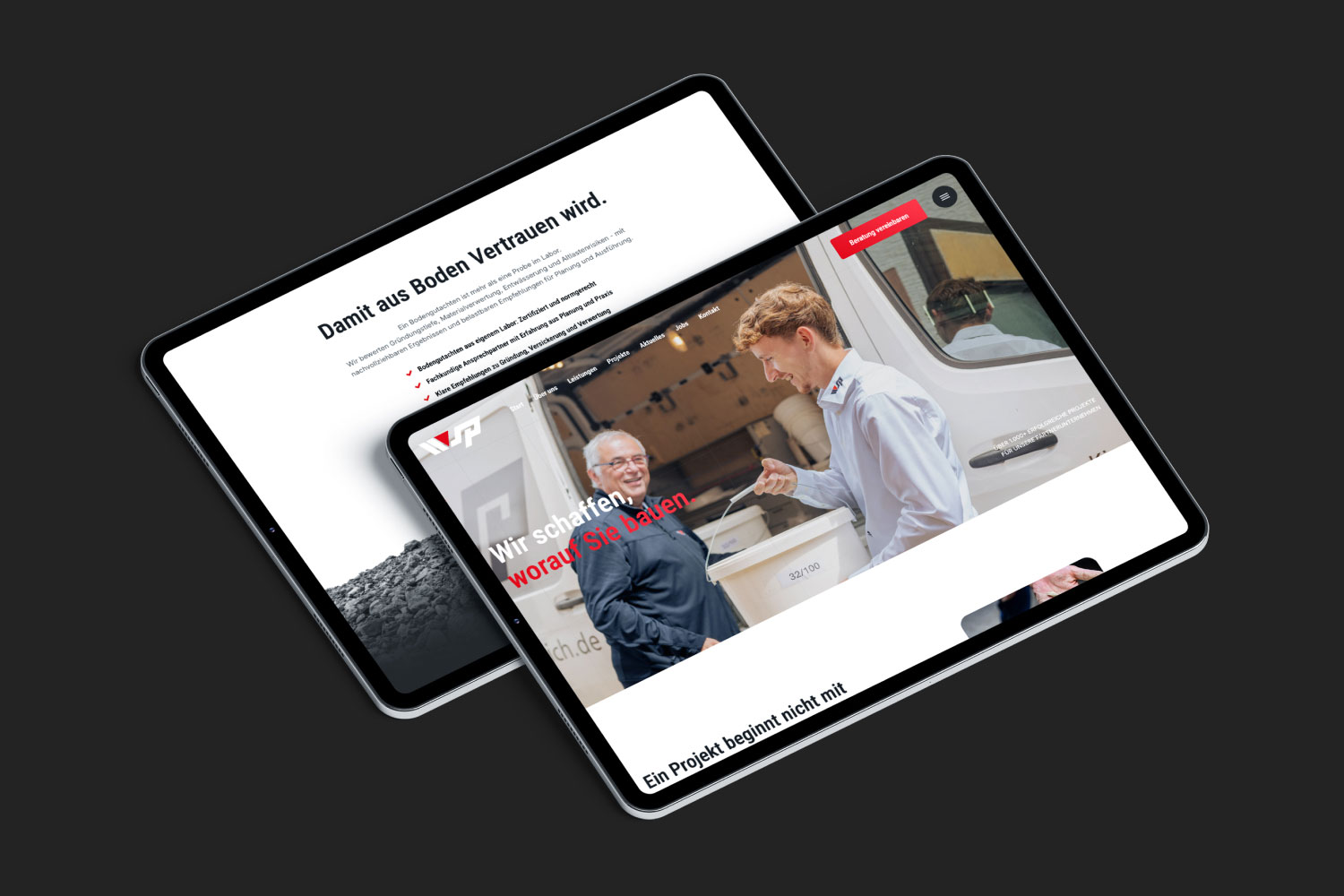 Website Design und Entwicklung für WSP Wittlich